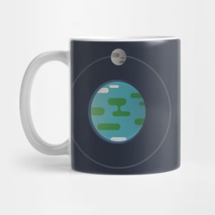 The Earth with the Moon Mug